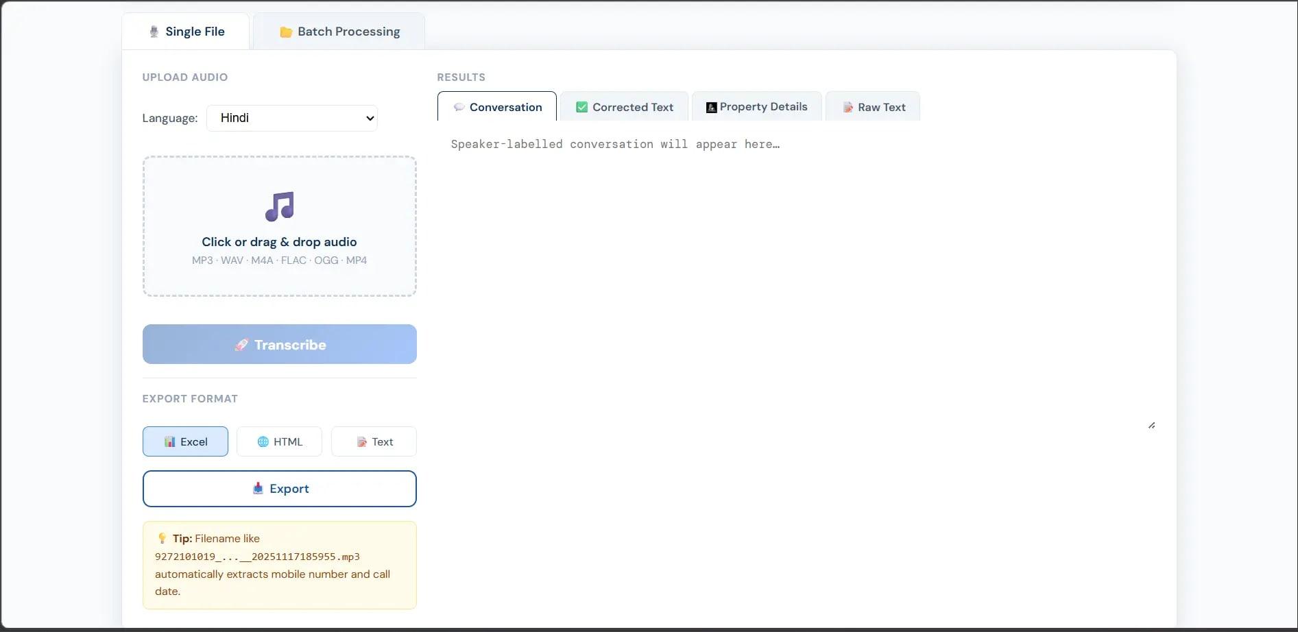 Offline AI Audio Transcriber